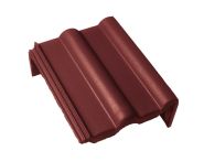 Braas Frankfurter Pfanne Protegon Pult-Giebelstein rechts (5123392) Protegon Matt bordeaux