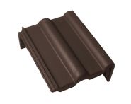 Braas Frankfurter Pfanne Protegon Pult-Giebelstein rechts (5123387) Protegon Matt dunkelbraun