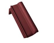 Braas Frankfurter Pfanne Protegon halber Pultstein (5123292) Protegon Matt bordeaux