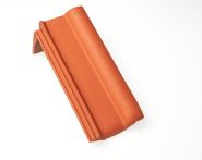 Braas Frankfurter Pfanne Protegon halber Pultstein (5123285) Protegon Matt klassisch-rot