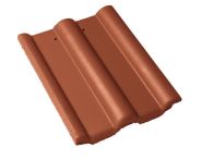 Braas Frankfurter Pfanne Protegon Schlussstein (5120384) Protegon Matt ziegelrot