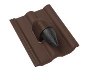 Braas Frankfurter Pfanne DuroVent Premium Solardurchgang (5129387) Protegon Matt dunkelbraun