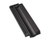 Braas Granat 11V Halber Flächenziegel (8500208) Matt Anthrazit