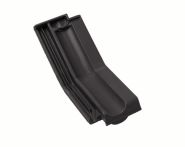 Braas Granat 11V Halber Knickziegel (8514608) Matt Anthrazit