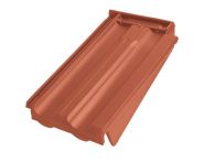 Braas Granat 11V Ortgangziegel rechts (8510003) Matt Kupferrot