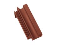 Braas Granat 11V Halber Pultziegel (8512706) Seidenmatt Kastanie