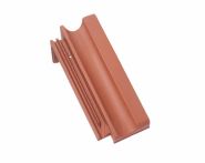 Braas Granat 11V Halber Pultziegel (8512700) Matt Naturrot