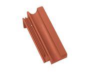 Braas Granat 11V Halber Pultziegel (8512703) Matt Kupferrot