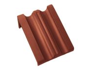 Braas Granat 11V Pult-Doppelwulstziegel (8512606) Seidenmatt Kastanie