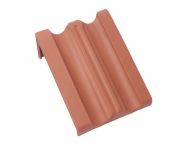 Braas Granat 11V Pult-Doppelwulstziegel (8512600) Matt Naturrot