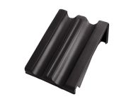 Braas Granat 11V Pultortgangziegel rechts (8512408) Matt Anthrazit