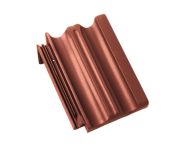 Braas Granat 11V Pultziegel (8512306) Seidenmatt Kastanie