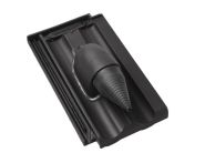 Braas Granat 11V Ton-Solar-/Kabeldurchgang (8529308) Matt Anthrazit