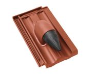 Braas Granat 11V Ton-Solar-/Kabeldurchgang (8529303) Matt Kupferrot