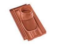 Braas Granat 11V TonAbgasrohrdurchgang (8528800) Matt Naturrot