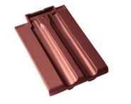 Braas Granat 13V Doppelwulstziegel (8410411) Seidenmatt Rotbuche