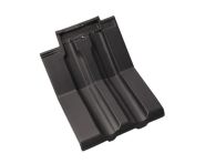 Braas Granat 13V Knick-Doppelwulstziegel (8414808) Matt Anthrazit