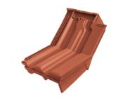 Braas Granat 13V Knick-Ortgangziegel rechts (8414303) Matt Kupferrot