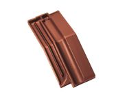 Braas Granat 13V Halber Mansardziegel (8415106) Seidenmatt Kastanie