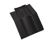 Braas Granat 13V Mansard-Doppelwulstziegel (8415808) Matt Anthrazit