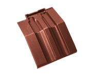 Braas Granat 13V Mansard-Doppelwulstziegel (8415806) Seidenmatt Kastanie