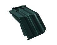 Braas Granat 13V Mansard-Ortgangziegel links (8415410) Hochglanz Tanne