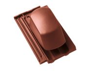 Braas Granat 13V Ton-Sanilüfter (8429006) Seidenmatt Kastanie