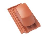 Braas Granat 13V Ton-Sanilüfter (8429000) Matt Naturrot