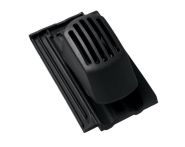 Braas Granat 13V Ton-Sanilüfter (8428614) Seidenmatt Tiefschwarz