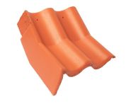 Braas Harzer Pfanne 7(BIG) Knick-Giebelstein links (6509485) Star Matt Klassisch-Rot