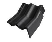 Braas Harzer Pfanne 7(BIG) Knick-Giebelstein rechts (6509380) Star Matt Schiefergrau