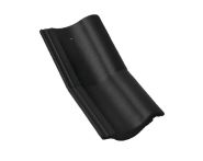 Braas Harzer Pfanne 7(BIG) halber Knickstein (6505680) Star Matt Schiefergrau