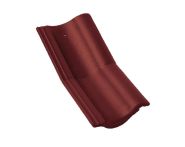 Braas Harzer Pfanne 7(BIG) halber Knickstein (6505681) Star Matt Tiefrot