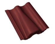 Braas Harzer Pfanne 7(BIG) Lüfterstein (6516181) Star Matt Tiefrot