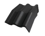 Braas Harzer Pfanne 7(BIG) Mansard-Giebelstein rechts (6512080) Star Matt Schiefergrau