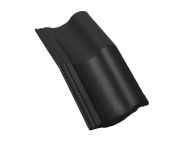 Braas Harzer Pfanne 7(BIG) halber Mansardstein (6506680) Star Matt Schiefergrau