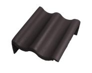 Braas Harzer Pfanne 7(BIG)Pult-Giebelstein links (6504883) Star Matt Granit