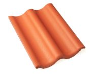 Braas Harzer Pfanne 7(BIG) Schlussstein (6500385) Star Matt Klassisch-Rot