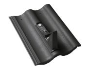 Braas Harzer Pfanne 7(BIG) Standstein ohne Bügel (6518680) Star Matt Schiefergrau