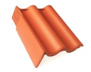 Braas 7 Grad Harzer Pfanne F+ Giebelstein (6530865) Klassisch-Rot