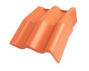 Braas 7 Grad Harzer Pfanne F+ Mansard-Giebel (6536365) Klassisch-Rot