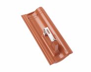 Braas 7 Grad Harzer Pfanne F+ Modulstuetze komplett (581603) rot