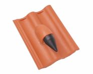 Braas 7 Grad Harzer Pfanne F+ DuroVent Premium Solardurchgang N (6539365) Klassisch-Rot