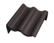 Braas 7 Grad Harzer Pfanne F+ Pult-Giebelstein (6534863) Granit