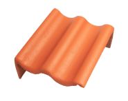 Braas 7 Grad Harzer Pfanne F+ Pult-Giebelstein (6534865) Klassisch-Rot