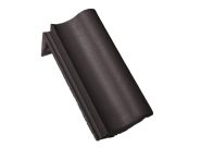 Braas 7 Grad Harzer Pfanne F+ Halber Pult lang (6533863) Granit