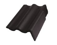 Braas Harzer Pfanne Giebelstein Ausstich 110 mm rechts (6610283) Star Matt Granit