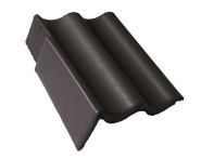 Braas Harzer Pfanne Giebelstein Ausstich 110 mm links (6610383) Star Matt Granit