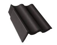 Braas Harzer Pfanne Giebelstein Ausstich 88 mm links (6610183) Star Matt Granit