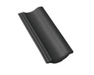 Braas Harzer Pfanne halber Normalstein (6600280) Star Matt Schiefergrau